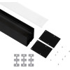 GloboStar ALP-Linear Vertex ����������� ������ ���������� �� ����� ��������� ������ ������� ��� ������� Led IP20 - ����� & ����� - �300 x �5 x �7cm - ������ 5 �������� - (70828-3M)