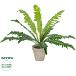 GloboStar Artificial Garden Asplenium Potted Plant ������������ ���� Aslenium �40 x �33cm - (20904)