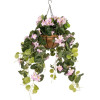 GloboStar Artificial Garden Begonia Hanging Plant ������� �������� ������������ ���� ������� �75 x �75 x Y80cm - (20639)