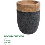 GloboStar Artificial Garden Bellagio ���������� ������������ ����������� ����� ������� - Flower Pot ����� �� ���� �39 x �52cm - (20744)