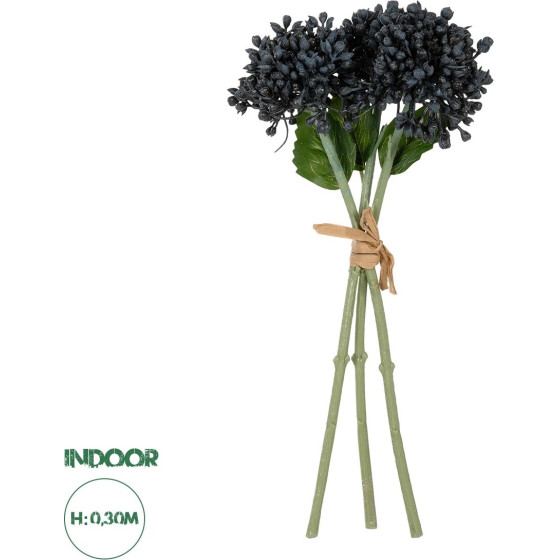 GloboStar Artificial Garden Black Hyacinth Bouquet ������� ������������ �������� ����� �������� Y30cm - (21356)