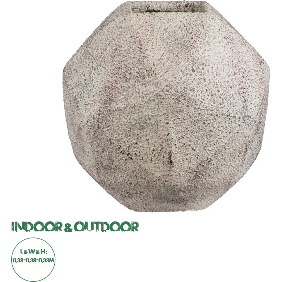 GloboStar Artificial Garden Borough ���������� ������������ ����������� ����� ������� - Flower Pot ����� �� ���� �38 x �38 x �38cm - (20781)