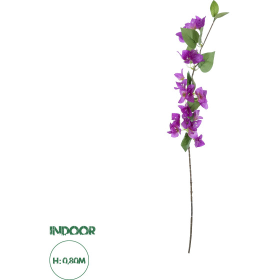 GloboStar Artificial Garden Bougauvillea Branch ������� ������������ ����� ������������� ��� Y80cm - (20654)