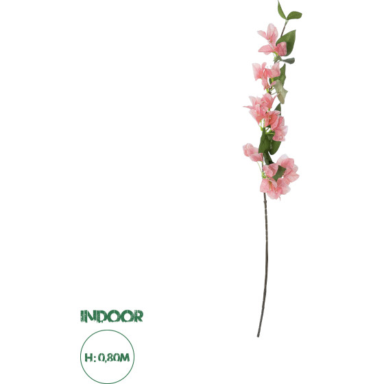 GloboStar Artificial Garden Bougauvillea Branch ������� ������������ ����� ������������� ��� - ��������� Y80cm - (20655)