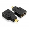 POWERTECH ����������� ��� ������ HDMI 19PIN �� MICRO HDMI (��������) ����� D