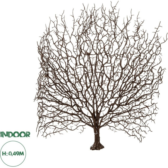 GloboStar Artificial Garden Brown Coral Branch ������� ������������ ����� ���� Ko���� Y49cm - (21467)
