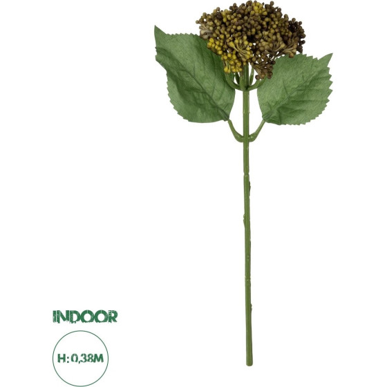GloboStar Artificial Garden Brown Sedum Branch ������� ������������ ����� ���� ���� Y38cm - (21341)