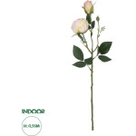 GloboStar Artificial Garden Champagne Damask Climbing Rose Branch ������� ������������ ����� ������������ ��������� Y55cm - (21198)