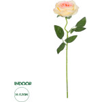 GloboStar Artificial Garden Champagne Rose Branch ������� ������������ ����� ��������� ������������ Y50cm - (21141)
