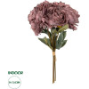 GloboStar Artificial Garden Dark Pink Peony Flower Bouquet ������� ������������ �������� ������ ��� �������� Y43cm - (21085)