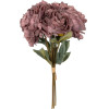 GloboStar Artificial Garden Dark Pink Peony Flower Bouquet ������� ������������ �������� ������ ��� �������� Y43cm - (21085)