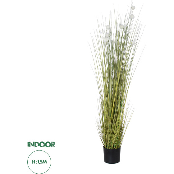 GloboStar Artificial Garden Eriophorum Angustifolium Cotton Grass ������� ������������ ���� ������� ��� ��������� �150cm - (20073)