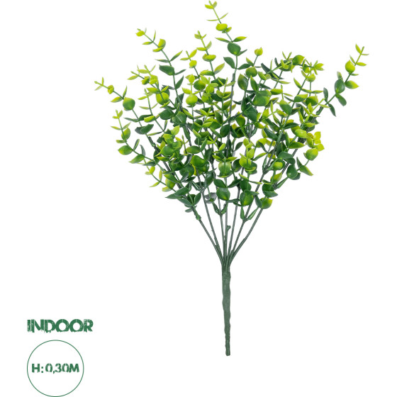 GloboStar Artificial Garden Eucalyptus Branch ������������ ����� ���������� �17 x �30cm - (21065)