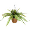 GloboStar Artificial Garden Fern Hanging Bouquet Plant ������� �������� ������������ ���� ������ Y56cm - (20629)