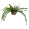 GloboStar Artificial Garden Fern Hanging Plant ������� �������� ������������ ���� ������ Y45cm - (20624)