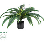 GloboStar Artificial Garden Fern ������� ������������ ���� ����� �40cm - (20058)