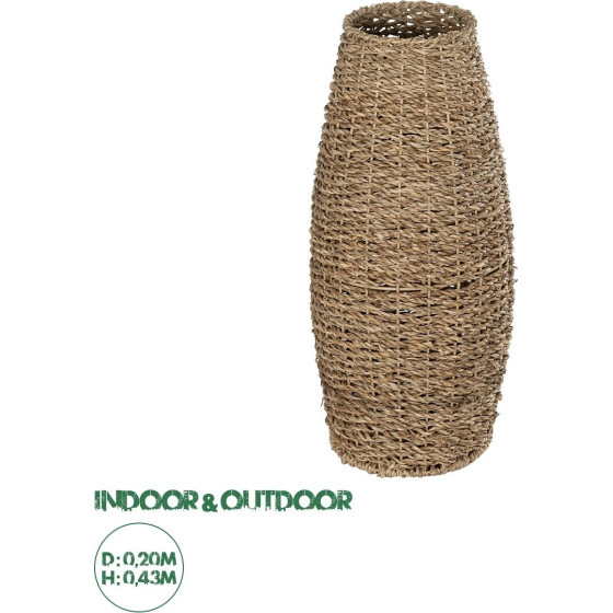 GloboStar Artificial Garden Francisco ������������ ������ ������ - ����� ������� - Flower Pot ���� �20 x �20 x �41cm - (21240)