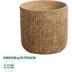 GloboStar Artificial Garden Giuseppe ������������ ������������ ����������� ����� ������� - Flower Pot ���� �35 x �33cm - (20800)