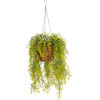 GloboStar Artificial Garden Golden Bell Willow Hanging Plant ������� �������� ������������ ���� ������� ���� �40 x �40 x Y60cm - (20626)