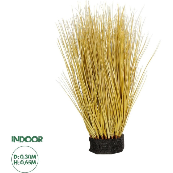 GloboStar Artificial Garden Grass Bush ������� ������������ ���� ������ ������� �30 x �20 x �65cm - (21169)