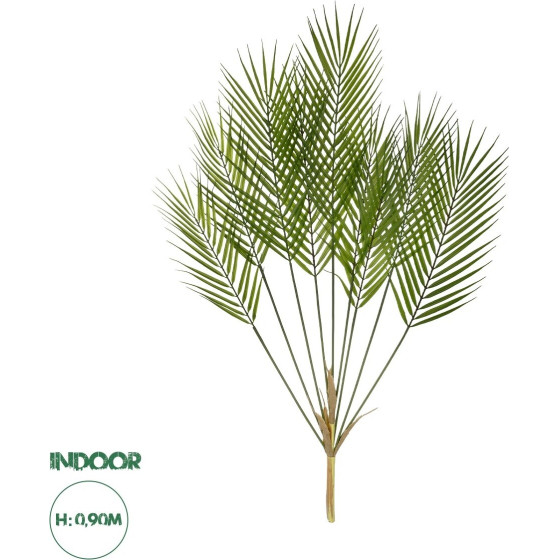 GloboStar Artificial Garden Green Palmleaf Branch ������� ������������ ����� ������� ������� Y90cm - (21155)