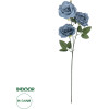 GloboStar Artificial Garden Grey Blue Climbing Rose Branch ������� ������������ ����� ������������ ���� ���� Y66cm - (21188)