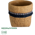 GloboStar Artificial Garden Guatemala ������������ �������� ����� ������� - Flower Pot ���� �� ���� ���������� ������� ��� ������ - �������� ������������ �16.5 x �15.5cm - (20503)