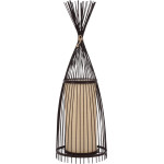 GloboStar Azores Boho ���������� ��������� �� ����� 1 x E27 Ac 220-240V IP20 - ���� & ���� - �30 x �30 x �90cm - (01754)