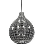 GloboStar Bastik �������� �������� ��������� ������ �� ����� 1 x E27 Ac 220-240V IP20 - ����� ���� - �22 x �22 x �26cm - (206-0026)