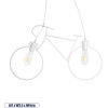 GloboStar Bike Vintage �������� ��������� ������ �� ����� 2 x E27 Ac 220-240V IP20 - ����� - �67 x �3.5 x �41cm - (01300)