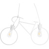 GloboStar Bike Vintage �������� ��������� ������ �� ����� 2 x E27 Ac 220-240V IP20 - ����� - �67 x �3.5 x �41cm - (01300)