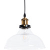 GloboStar Bingley Vintage �������� ��������� ������ �� ����� 1 x E27 Ac 220-240V IP20 - ������� & ����� - �24.5 x �24.5 x �15cm - (01075)
