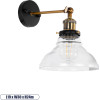GloboStar Bingley Vintage ��������� ������ - ������ �� ����� 1 x E27 Ac 220-240V IP20 - ������� & ����� - �19 x �30 x �24cm - (01159)