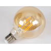 GloboStar Bubble ����� E27 G95 Led 12W 1080lm 360� Ac 220-240V IP20 Ultra ����� ����� 2200K Dimmable - Long Filament Chip - ���� - �9.5 x �9.5 x �13.7cm - 3 ������ ������� - (99041)