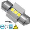 GloboStar C5W ����� ����������� 28mm Festoon 3rd Generation Can-Bus Extreme Series Led 3 Smd 3030 3W 450lm 120� Dc 12V IP20 ����� ����� 6000K - (81336)