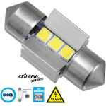 GloboStar C5W ����� ����������� 28mm Festoon 3rd Generation Can-Bus Extreme Series Led 3 Smd 3030 3W 450lm 120� Dc 12V IP20 ����� ����� 6000K - (81336)