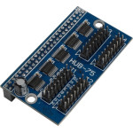 GloboStar CARD-FK-HUB75RGb ����� Hub ��� FK-7W8 ��� ���������� Rgb Led ���������� �������� ���������/������ Dc 5V IP20 - 2048x128 Max Pixels - �6.5 x �3.6 x �1.8cm - 2 ������ ������� - (90098)