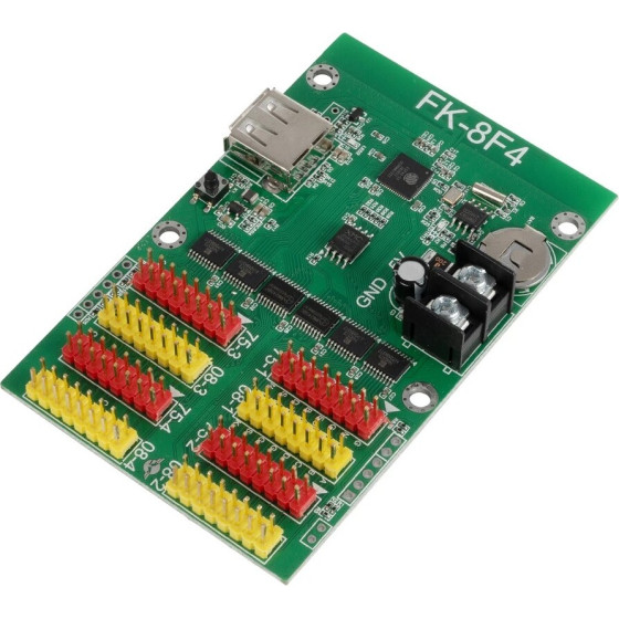 GloboStar CARD-FK-8F4 ����� ������� ��� ���������� Rgb Led ���������� �������� ���������/������ Dc 5V IP20 - 4096x16/2048x32/1344x48/1024x64 Pixels - �9.5 x �6.2 x �1.6cm - 2 ������ ������� - (90096)