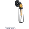 GloboStar Catel Vintage ��������� ������ - ������ �� ����� 1 x E27 Ac 220-240V IP20 - ����� & ����� - �11 x �10.5 x �36cm - (01055)
