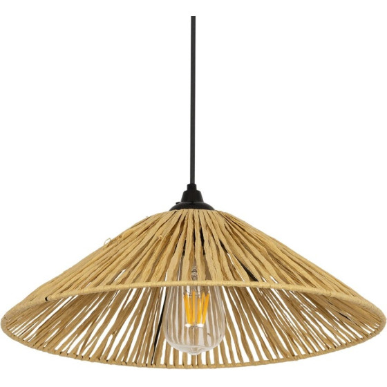 GloboStar Chapeau Boho �������� ��������� ������ �� ����� 1 x E27 Ac 220-240V IP20 - ���� - M41 x �41 x �17cm - (205-0086)