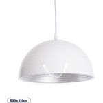 GloboStar Chime �������� �������� ��������� ������ �� ����� 1 x E27 Ac 220-240V IP20 - ����� - �30 x �30 x �16cm - (01030)