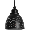 GloboStar Coolie �������� �������� ��������� ������ �� ����� 1 x E27 Ac 220-240V IP20 - ����� & ����� - �12.5 x �12.5 x �11.5cm - (01482)