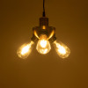 GloboStar Copper Vintage �������� ��������� ������ �� ����� 3 x E27 Ac 220-240V IP20 - ����� & ����� - �14 x �14 x �13cm - (01076)