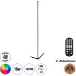 GloboStar Digicolumn �������� ���������� �������� ������� ��������� Digital Pixel Symphony Bar �� Rf �������� ����������� Led 16W 1280lm 180� Dc 5V �� Usb 2.0 IP20 ��������� Rgb Dimmable - ����� - �3 x �165cm - 2 ������ ������� - (90763)
