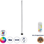 GloboStar Digicolumn �������� ���������� �������� ������� ��������� Digital Pixel Symphony Bar �� Rf �������� ����������� Led 16W 1280lm 180� Dc 5V �� Usb 2.0 IP20 ��������� Rgb Dimmable - ����� - �3 x �165cm - 2 ������ ������� - (90764)