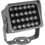 GloboStar Floodxena ��������� ���� Wall Washer Led 24W 2040lm 10� Ac 220-240V ��������� IP65 ���� - Bridgelux Smd Chip - ���� ������� - �18 x �12 x �18cm - 3 ������ ������� - (90131)