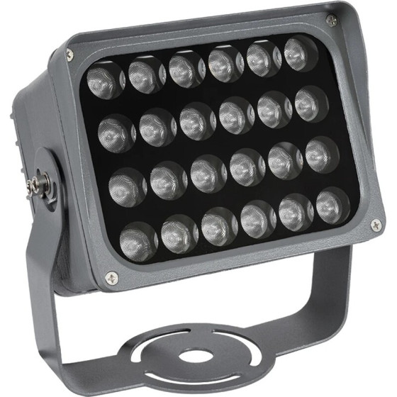 GloboStar Floodxena ��������� ���� Wall Washer Led 24W 2040lm 10� Ac 220-240V ��������� IP65 ���� - Bridgelux Smd Chip - ���� ������� - �18 x �12 x �18cm - 3 ������ ������� - (90131)