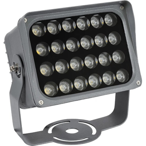 GloboStar Floodxena ��������� ���� Wall Washer Led 24W 2880lm 10� Ac 220-240V ��������� IP65 ����� ����� 6000K - Bridgelux Smd Chip - ���� ������� - �18 x �12 x �18cm - 3 ������ ������� - (90130)