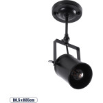 GloboStar Hollywood Vintage ��������� ������ �� ����� 1 x E27 Ac 220-240V IP20 - ����� - �8.5 x �8.5 x �35cm - (01153)
