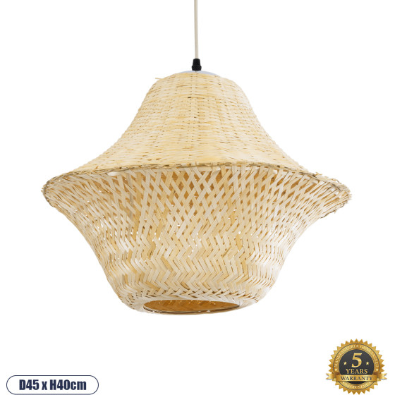 GloboStar Juniper Boho �������� ��������� ������ �� ����� 1 x E27 Ac 220-240V IP20 - ���� - �45 x �45 x �40cm - (01737)